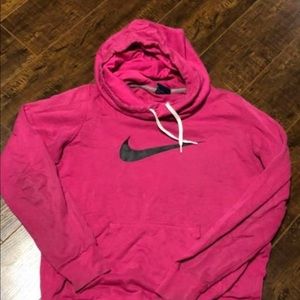 Pink Nike hoodie